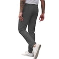 thumbnail image 5 of MXALUOB Men's Slim Fit Dress Pants Stretch Straight Leg Pleated Business Trousers with Button Closure Solid Color Classic Chino Pant, 5 of 7