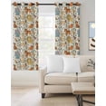 thumbnail image 2 of Cute Animals Zoo Blackout Curtains for Bedroom Living Room Darkening Curtains 63 Inches Long Cartoon Funny Elephant Tiger Window Curtain 2 Panels Set Insulated Window Treatment Grommet Drapes 52"x63", 2 of 9