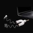 thumbnail image 3 of 2 in 1 3.5mm Male to Female Jack Microphone Audio Splitter Converter Adapter, 3 of 8