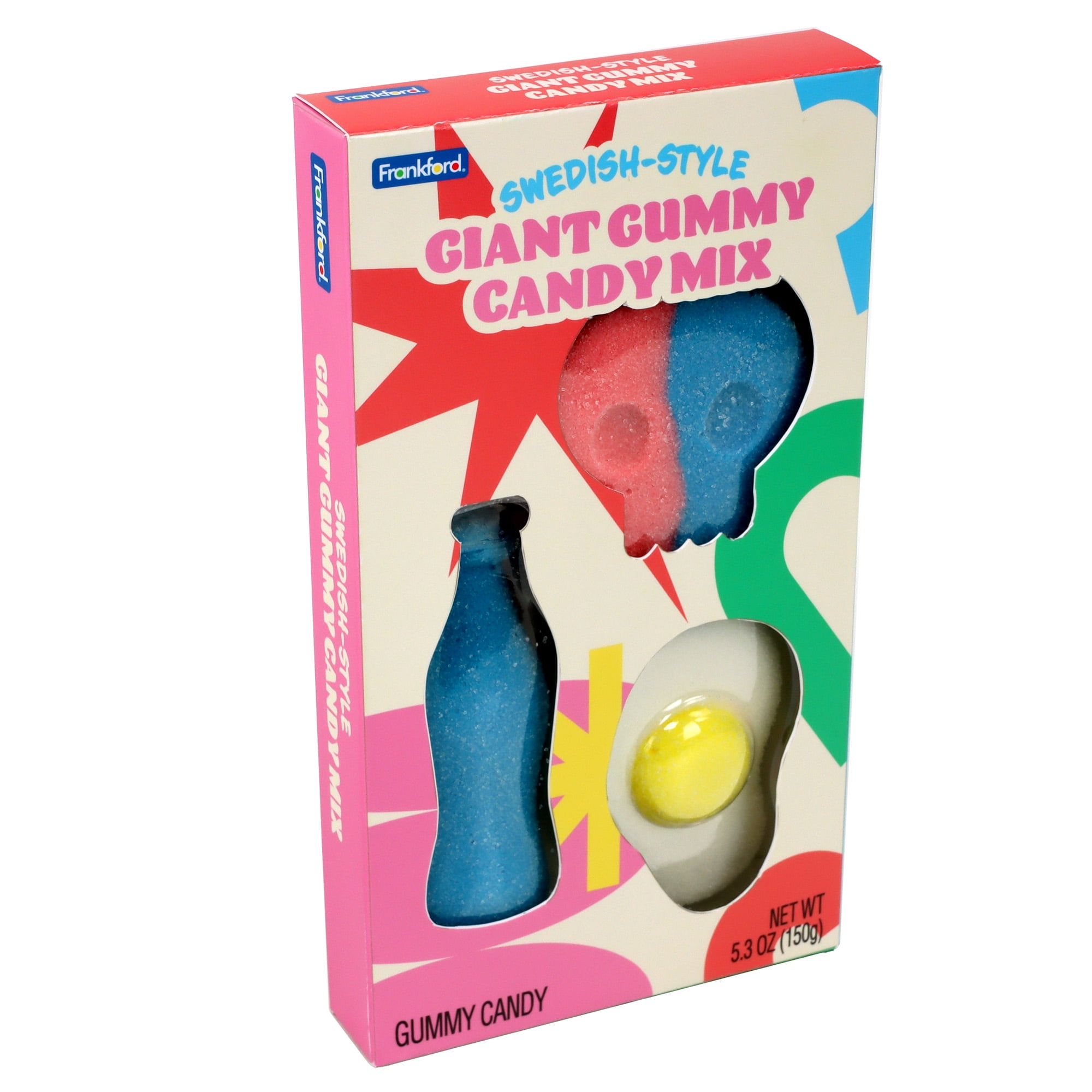 Frankford Swedish Style Giant Gummy Candy Mix Shapes