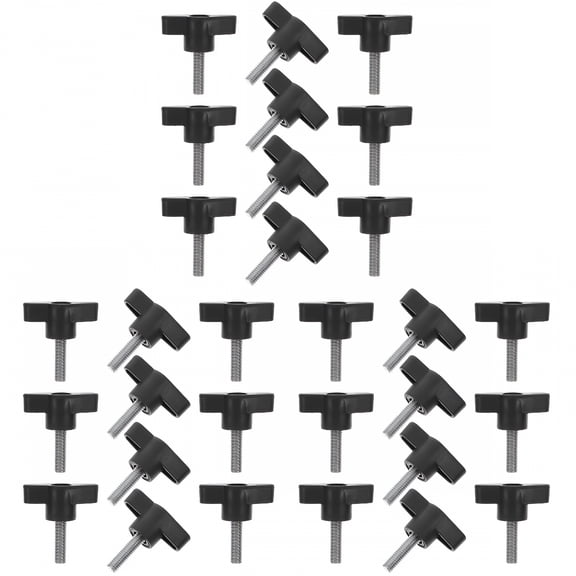 TALENO 30 pcs Wing Nut Knob Bolt Thumb Screws Adjustable Clamping Handle (M5x20)