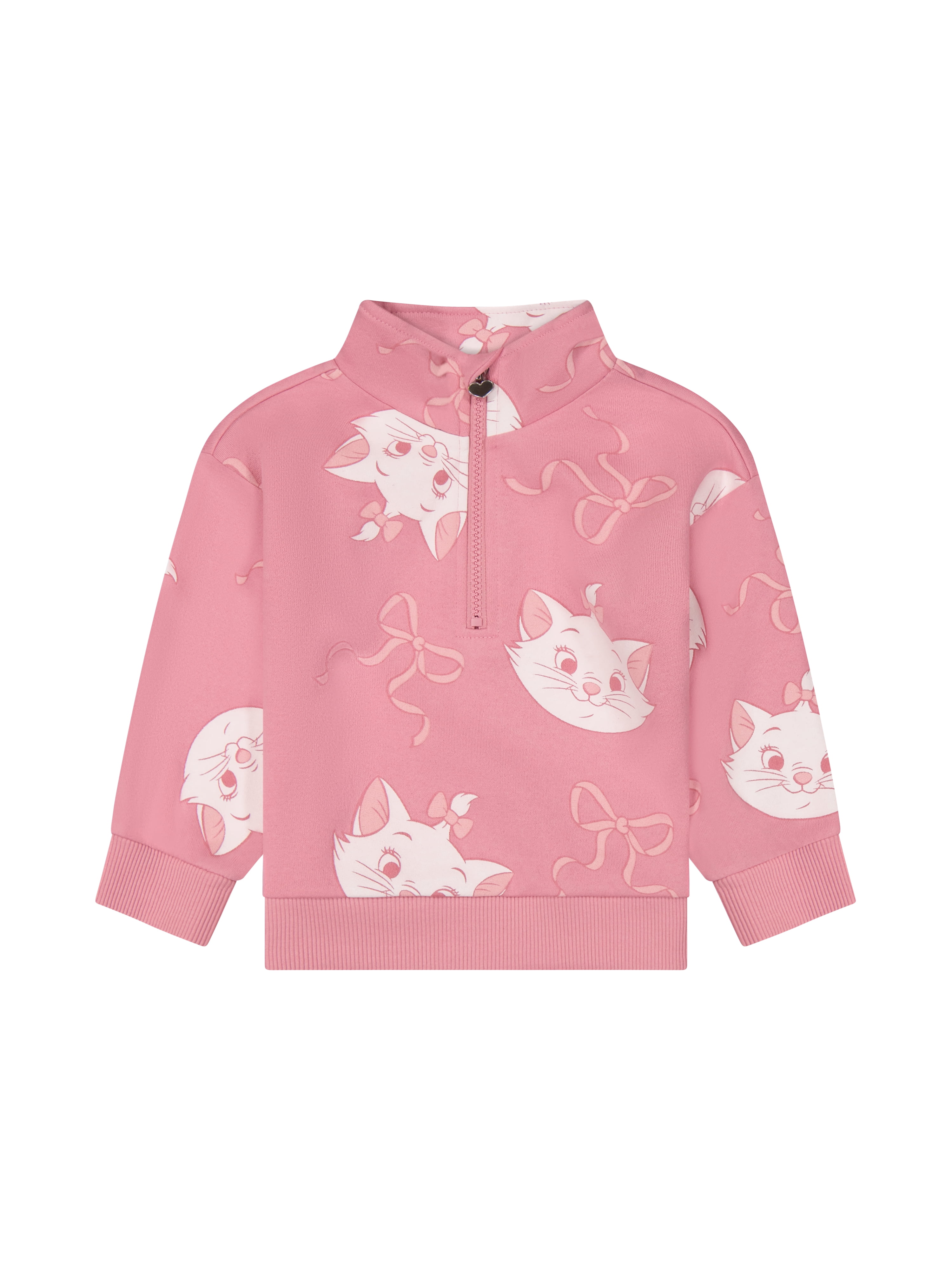 The Aristocats Toddler Girls Quarter Zip Top, Sizes 12 Months - 5T