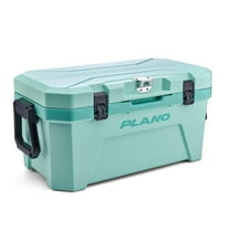 Plano Frost 32 Quart Heavy Duty Cooler w/ Built In Bottle Opener and Dry Basket, Seafoam