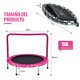thumbnail image 3 of Costway Cama Elástica Plegable 92 cm para Niños Mini Trampolín con Cobertura Acolchada de Seguridad para Interior y Exterior Rosa, 3 of 10
