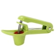 thumbnail image 4 of Descorazonador de dátiles rojos Jadeshay Tipo prensa Deshuesador de cerezas Deshuesador de frutas color Verde, 4 of 8