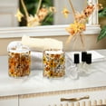 thumbnail image 4 of Yayeee 2 Pack Qtip Holder Dispenser for Bathroom with Lid Cotton Swab Canister, Yellow Flowers, 4 of 6