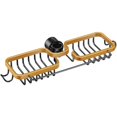 thumbnail image 2 of PENGXIANG Faucet Sponge Holder  Sink Caddy Drain Rack  Aluminum Organizer for Kitchen Bathroom with Hook  Gold, 2 of 9
