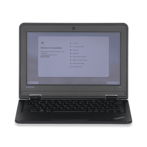 Restored Lenovo Thinkpad Yoga 11e Laptop Computer Bundle | Intel Core Celeron, 4GB RAM, 250GB SSD | Chrome OS | Blair Tech