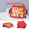 thumbnail image 4 of ELEHOLD Kids Friendly Case for iPad 10th Gen 10.9" 2022, EVA + Hard PC Hybrid Shockproof Full Body Protective Multi-Angle Kickstand Case Cute Cover with Handle Grip for iPad 10th Generation,  Red, 4 of 6