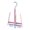 Pink, variant on DICEWEN Space Efficient Shoe Drying Systems Rotatable Hook Home Storage Rack for Sneakers Indoor Outdoor Waterproof Designs