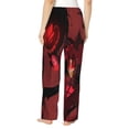 thumbnail image 3 of Hazbin Hotel Alastor Radio Demon Women's Pajama Pants Lounge Daily Novelty Cozy Sleep Bottoms Pants Sleepwear With Pockets, 3 of 8