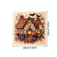 thumbnail image 6 of Halloween Pearl Art Kit Painting Set Plastic Complete Kit for Fall Home Decor Wall Art Crafts Seasonal Gifts by MPOISVA, 6 of 8