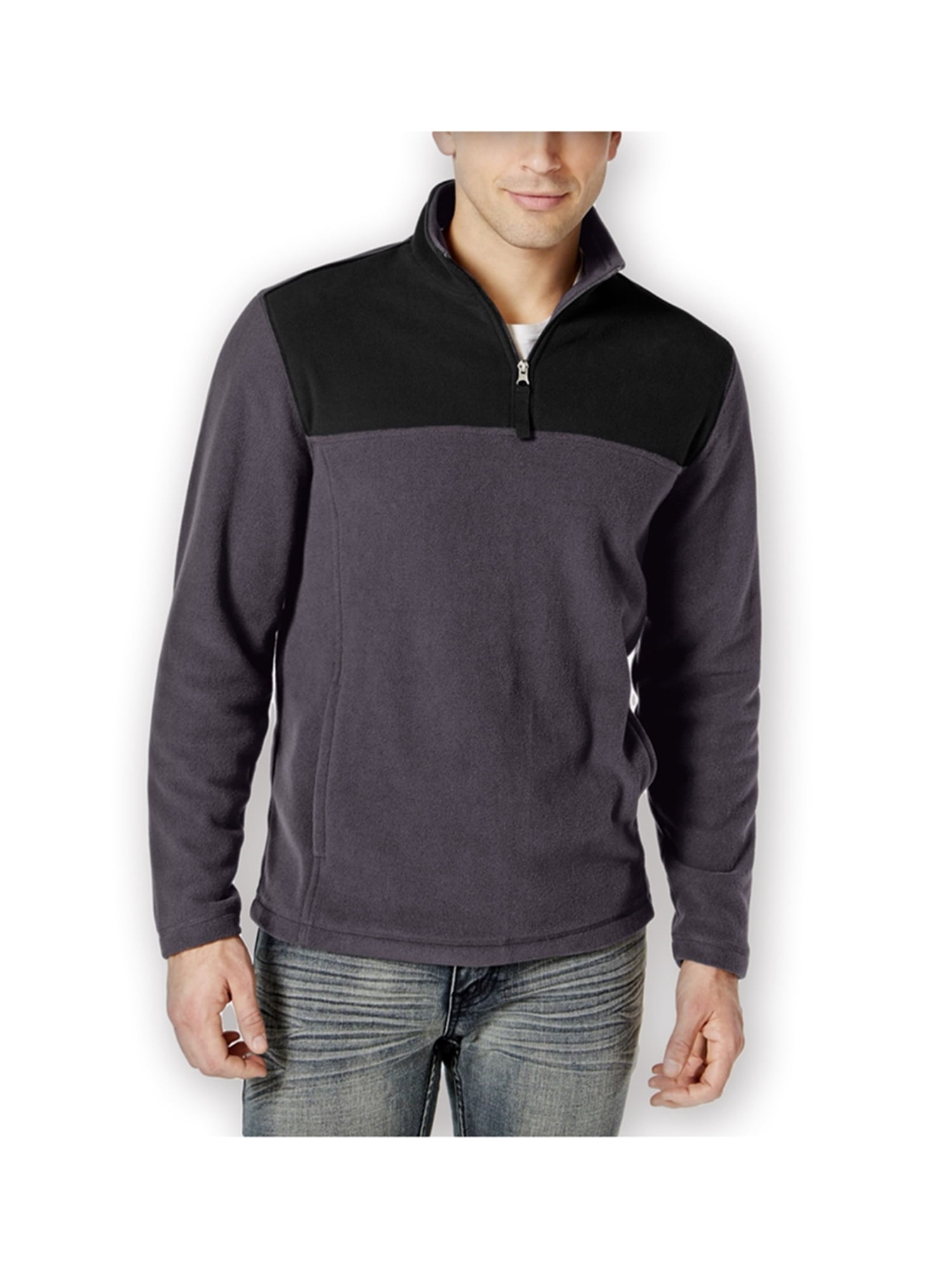 Club Room Mens QuarterZip Fleece Jacket nineiron Big 4X Big & Tall