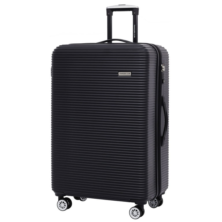Travelers Club 14 Piece Value Travel Luggage Set Black