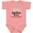 thumbnail image 3 of Inktastic Together, We Fight Lung Cancer Awareness Boys or Girls Baby Bodysuit, 3 of 5