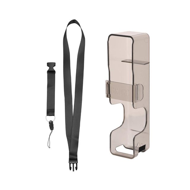 Sidaley Estuche de cámara de mano transparente ABS Caja de almacenamiento de cámara conveniente para PALM 2 Filmación al aire libre Accesorios para aéreos Caja de almacenamiento + cordón
