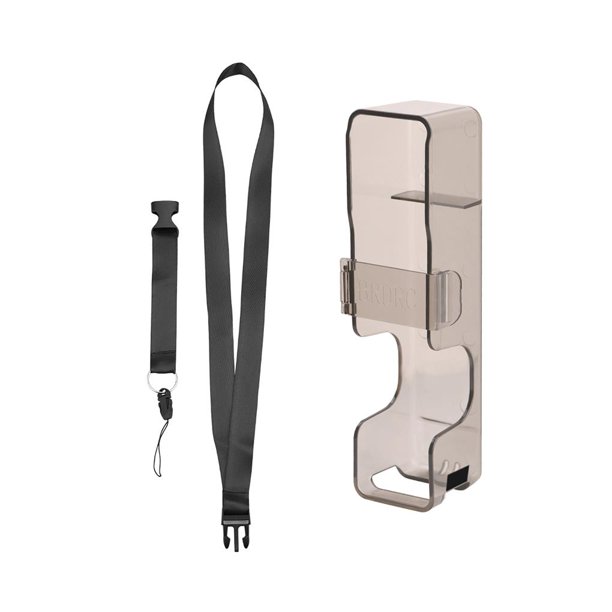 Matsuzay Estuche de cámara de mano transparente ABS Caja de almacenamiento de cámara conveniente para PALM 2 Filmación al aire libre Accesorios para aéreos Caja de almacenamiento + cordón