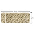 thumbnail image 2 of Savannah Microwave Oven Cover, Jaguars Resting on Exotic Hibiscus and Orchids Flora Tropical Jungle, Water Resistant Organizer with Pockets for Kitchen, 36" x 12", Pale Khaki Rose Beige, by Ambesonne, 2 of 4