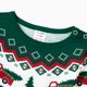 thumbnail image 4 of Conjunto de pijama de árbol de Navidad verde con mangas largas para toda la familia, 4 of 5