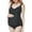 Black, variant on Maternity Women's UPF 50+ Swim Tankini & Bottom 2-Piece Set