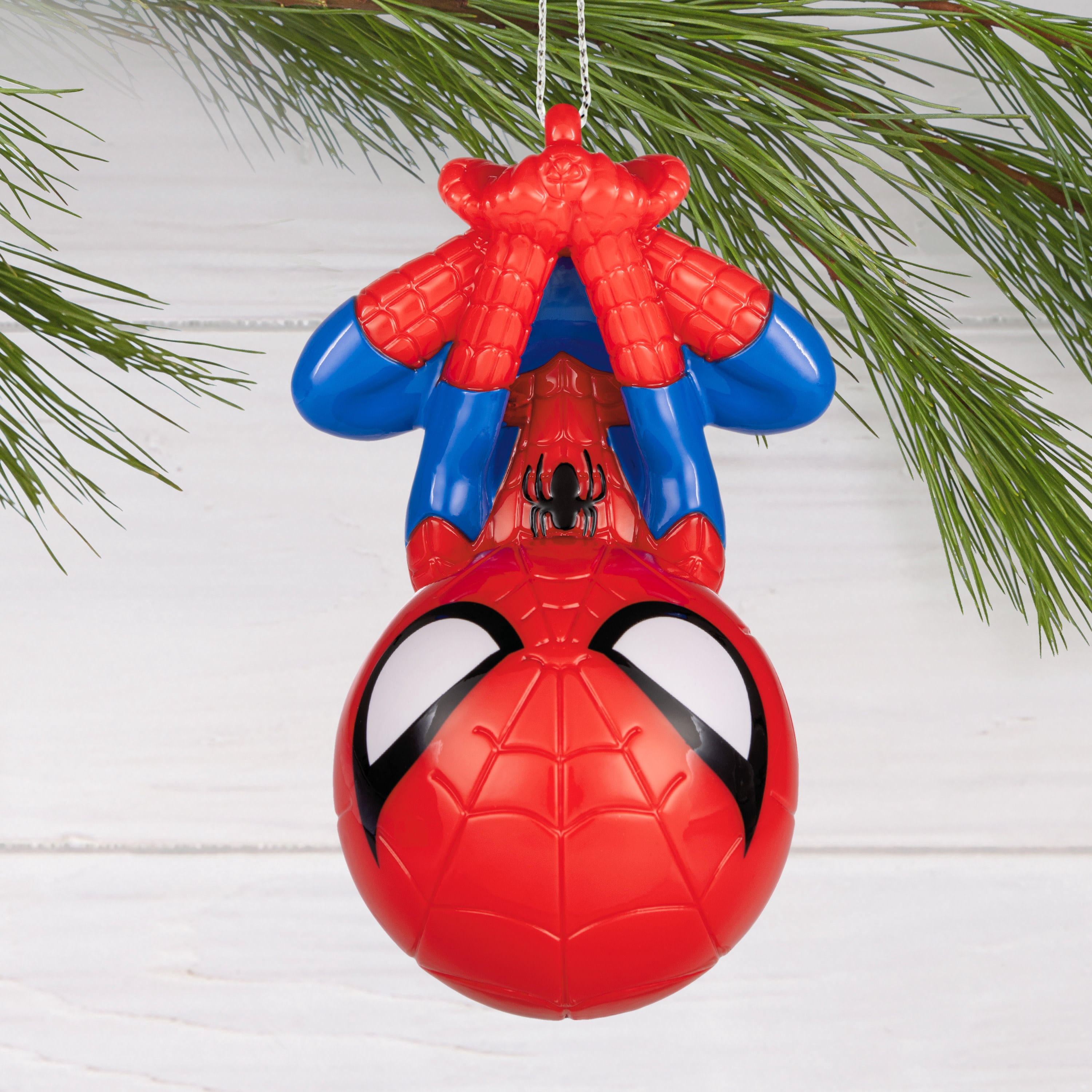 Hallmark Christmas Ornament (Marvel Spider-Man, Shatterproof), 1 Count