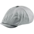 thumbnail image 6 of CoCopeaunts Faux Leather Beret Hat Solid Color Men's PU Peaked Cap Women Classic Newsboy Cap Autumn Winter Streetwear Newsboy Hat, 6 of 8