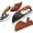 1 set of knives with sheath, variant on Borikise Hand Forged Kitchen Knife, Premium 2-Piece Cleaver Set with Sharp V-Shaped Edge Blades for Slicing Meat and Vegetables