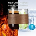 thumbnail image 4 of Ratrabas Espresso Cups Set of 2 with Wooden Ring, 5oz High Borosilicate, 4 of 6
