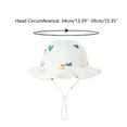 thumbnail image 2 of Otqutp Breathable Caps for Children Cap 3 to 12 Months Adjustable Girls Boys Spring Summer Outdoor Shade Cartoon Prints Sun-screen Hat Fisherman Hat, 2 of 3