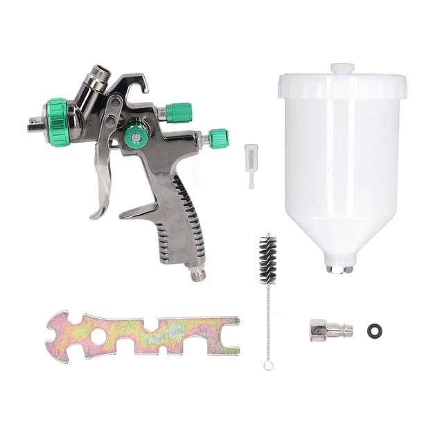 Juego de pulverizador de pintura HVLP, pistola pulverizadora de pintura automotriz para imprimación de automóviles, pulverización de superficies de muebles, pintura de paredes, recubrimientos de base
