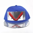 thumbnail image 3 of Rompecabezas sombrero niños DIY pixel building blocks creativo oro y plata placa ensamblada hombres y mujeres hip hop gorra de padres e hijos, 3 of 4