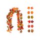 thumbnail image 2 of Guirnalda de hojas de arce multicolor para Halloween de 170 cm. Enredadera colgante de ratán de plástico con calabazas para chimenea, pared y decoración de fiestas. Decoración para interiores,, 2 of 6