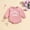 Pink, variant on Newborn Baby Sweatshirt Long Sleeve Crewneck Letter Embroidery Romper Infant Boys Girls Spring Fall Soft Onesie Outfits Pink 12-18 Months