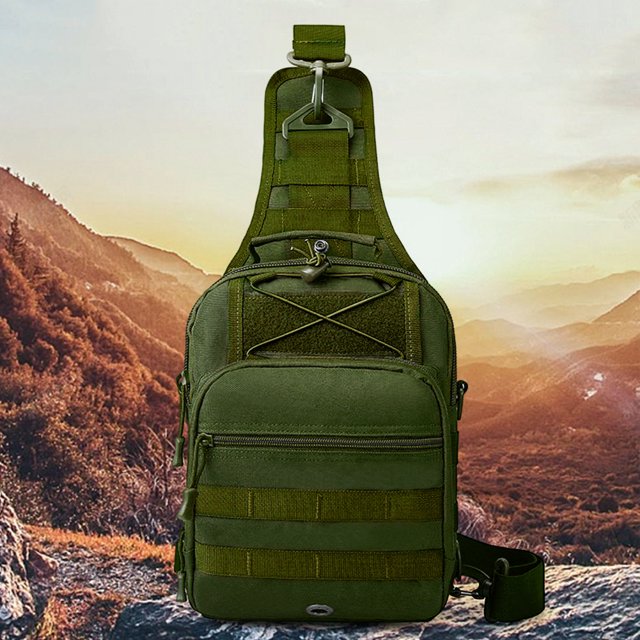Bolsas de chaleco casuales para hombres Paquetes de cofre Molle impermeables antirrobo para acampar al aire libre Hugtrwg Para estrenar