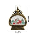 thumbnail image 3 of Resin LED Cardinal Lantern Globe, Freestanding Holiday Decor, Christmas Theme Swirl Globe, 12.5 Inches, 3 of 4
