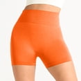 thumbnail image 5 of Women's High Waisted Seamless Biker Shorts Butt Lift Stretchy Workout Shorts, 5 of 6