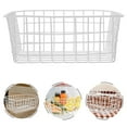 thumbnail image 3 of 2Pcs Metal Freezer Organizer Freezer Wire Basket Freezer Storage Bin Fruit Vegetable Basket, 3 of 6