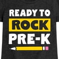 thumbnail image 3 of Instant Message - Ready To Rock Pre-K - Toddler And Youth Girls Short Sleeve Graphic T-Shirt, 3 of 6