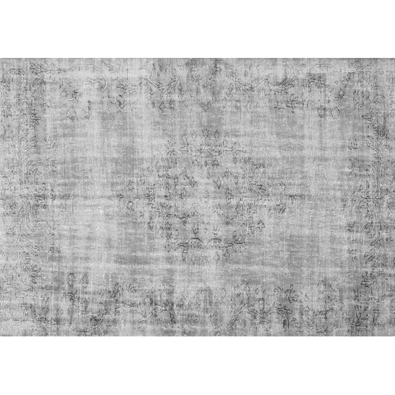 Ahgly Company Indoor Rectangle Persian Gray Traditional Area Rugs, 7' x 9'