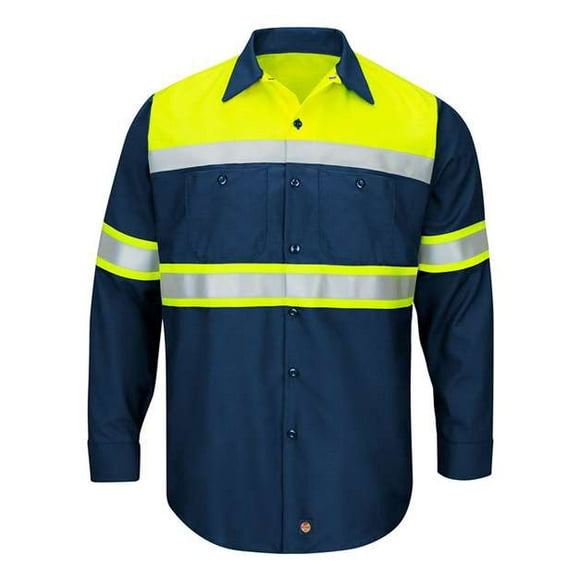 Red Kap Fluorescent Yellow/ Navy 7422 4Xl