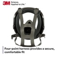 thumbnail image 3 of Respirator 3M 6800, máscara completa de silicona, lente grande NIOSH, 3 of 9