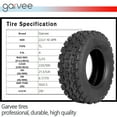 thumbnail image 2 of ATV UTV All-Terrain Tires 22X7-10 Set of 2, 4-PR, Rim 10X5.5, OD 21.3in, SW 6.7in, Max Load 220Lbs, LCI/SI 28J, Tubeless, 2 of 6