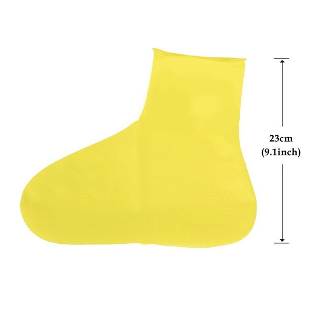 Botas de lluvia, cubierta impermeable para zapatos, protectores de zapatos Unisex de silicona, cubiertas impermeables antideslizantes para zapatos, botas de lluvia reutilizables para exteriores Tan Jianjun unisex