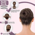 thumbnail image 5 of Conjunto para hacer moños de pelo, Donut de moño de pelo estilo anillo, Shaper de moño de pelo, Accesorios para el cabello, 5 of 5