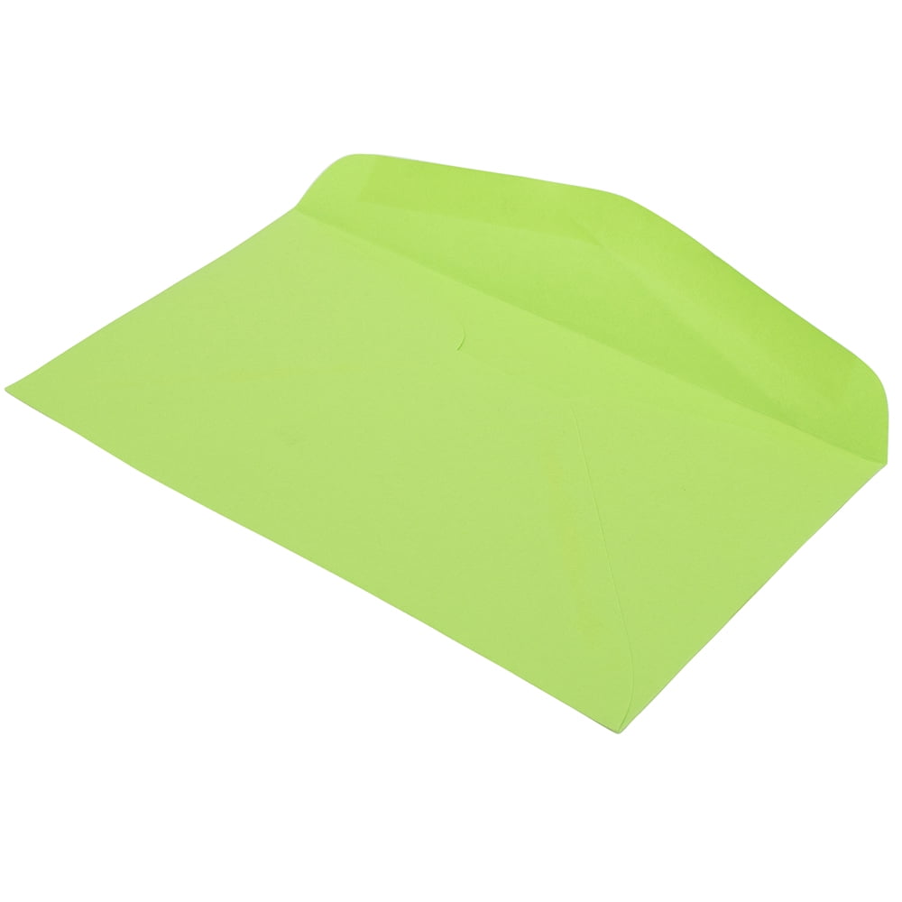 JAM Paper No. 6 3/4 Envelopes, 3 5/8 x 6 1/2, Light Green, 50/Pack