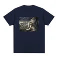 thumbnail image 1 of Camiseta divertida de "Lobo Sentado Literalmente Yo", estilo hip hop, vintage, informal, de algodón, de manga corta y gran tamaño., 1 of 7