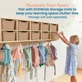 thumbnail image 5 of ECR4Kids Scoop Front Storage Bins, Sand, 10-Piece, 5 of 9