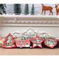 thumbnail image 2 of Colorful Hanging Ornament Tree Pendant Wooden Pendant Peach-Shaped Luminous Pendant Tree Decoration, 2 of 8