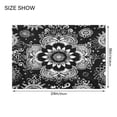 thumbnail image 4 of Ryvnso Ethnic Mandala Paisley Flower Bathroom Shaggy Rugs Toilet Mat Soft Contour Rug, 4 of 9