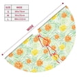 thumbnail image 3 of KLL 30" Christmas Tree Skirt Tree Palms Lemon Xmas Tree Skirts Mat for New Year Xmas Holiday Party Indoor Outdoor Home Decoration, 3 of 7